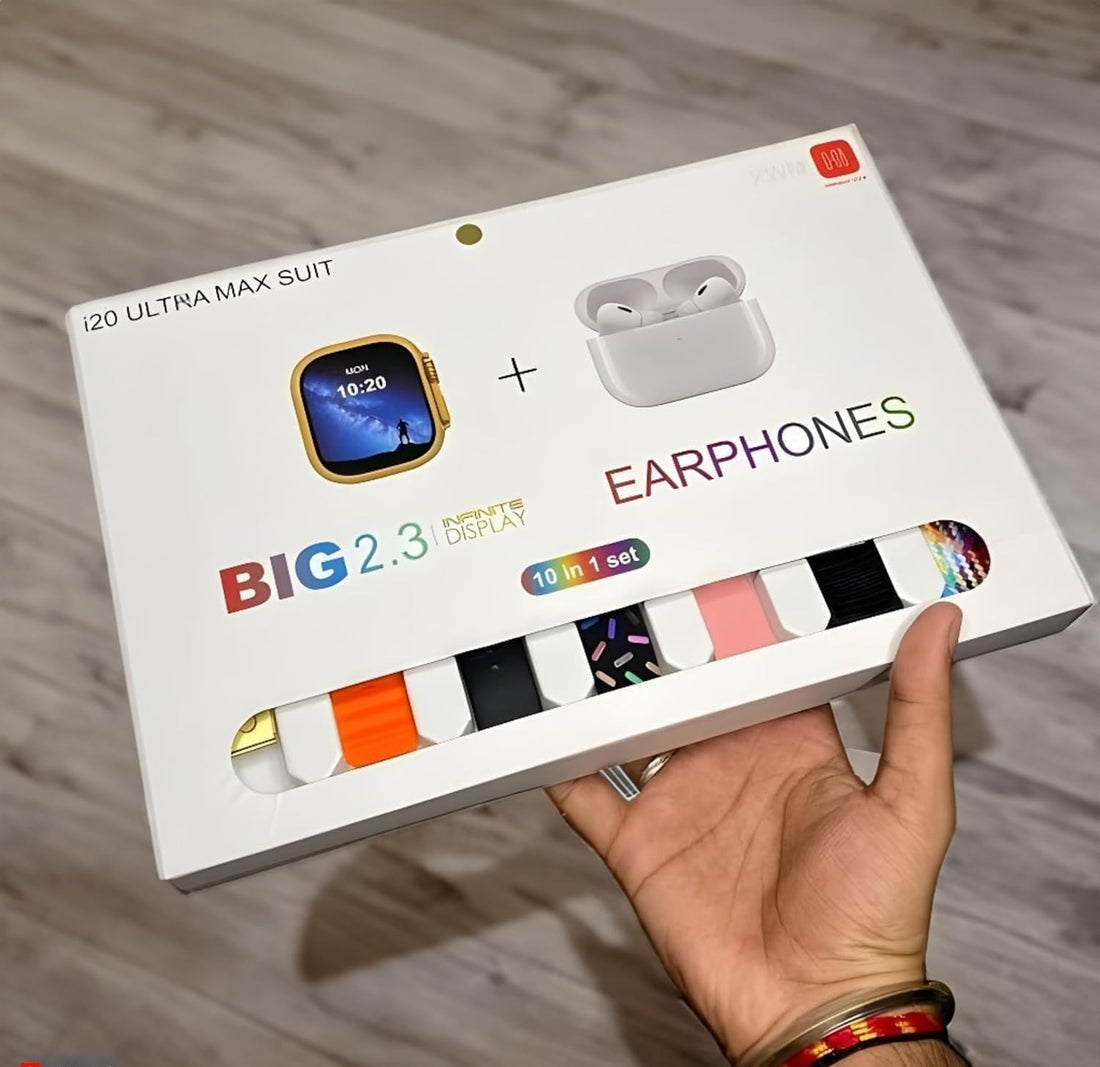 I20 Ultra Max suit Smart Watch 10 in 1 box