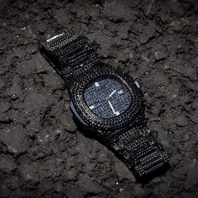 Moca Jewelry Iced Out Fashion Big Dial