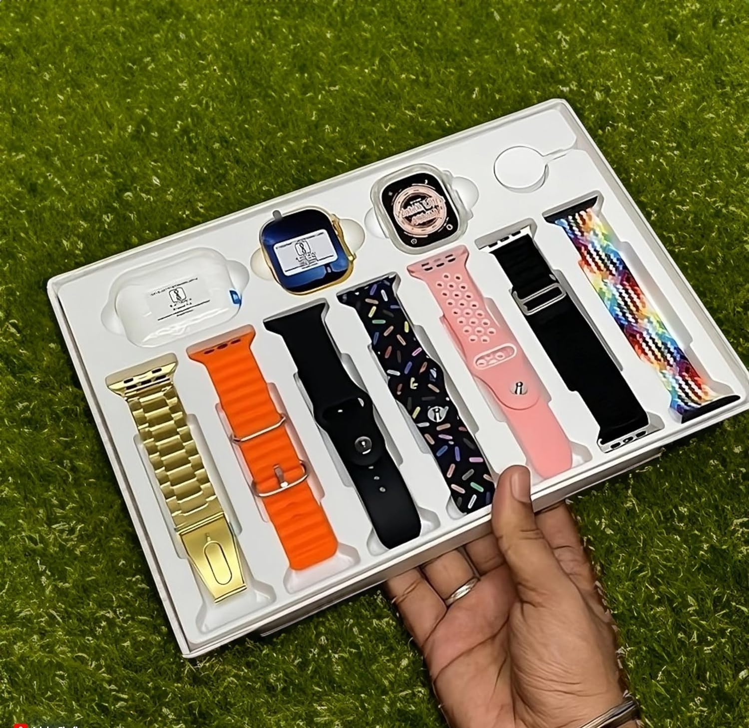 I20 Ultra Max suit Smart Watch 10 in 1 box